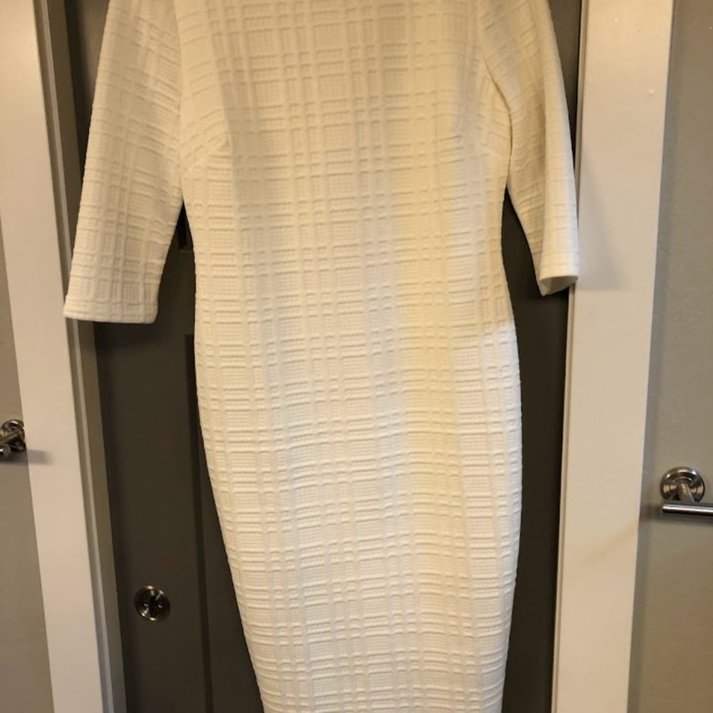 Eva Longoria dress.  Size Large. Off white